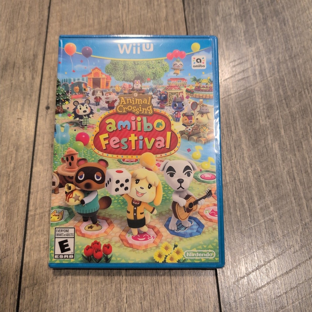 Nintendo‎ Animal Crossing Amiibo  sealed Festival Wii U Board Game